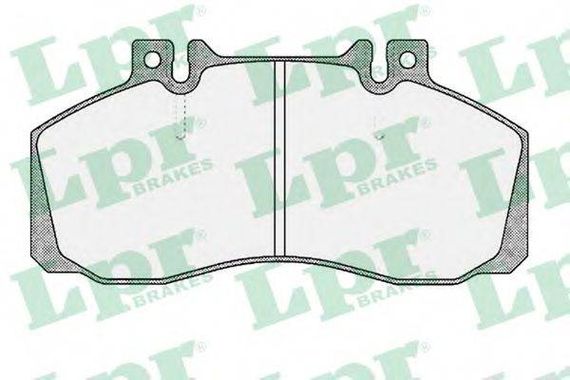 Колодка гальм. диск. MB 507609709814 передн.задн. (вир-во LPR) LPR 05P360 на MERCEDES-BENZ VARIO c бортовой платформой/ходовая часть