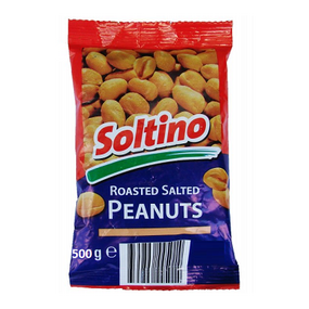 Арахис соленый жареный Soltino, 500 г, Польша