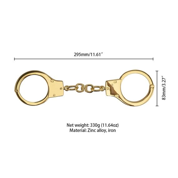 Наручники LOCKINK Sevanda Pretty-sub Handcuffs Золотистые One Size | Зображення 8