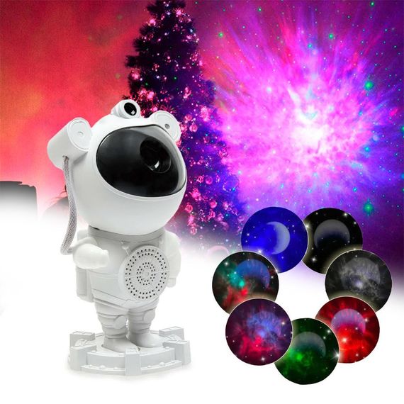 Нічник зоряне небо з пультом управління, Дитячий світильник-нічник з колонкою знижка | Зображення 1