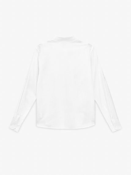 Сорочка однотонна для хлопчика Dinomin 255026 134 см Білий shop (2000999497988) | Зображення 3