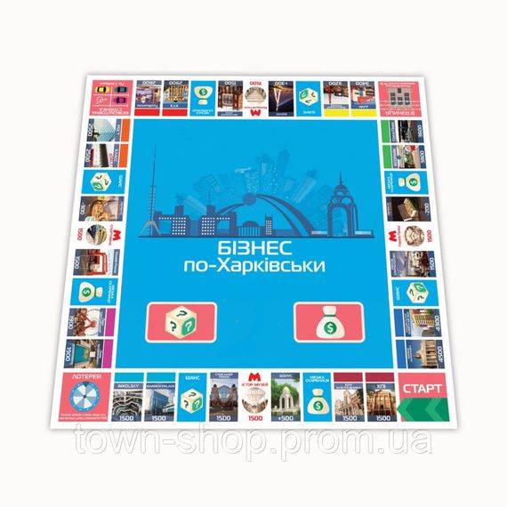 Настольная игра "Монополия Бизнес по-Харьковски" PLR-0027 | Зображення 3