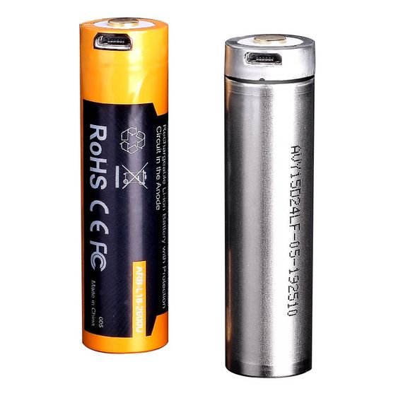 Акумулятор 18650 Fenix (3500 mAh) micro usb заряджання | Зображення 2