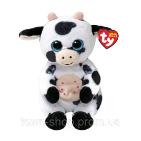 Мягкая игрушка Корова "COW" TY Beanie Bellies 41287, 25 см