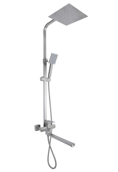 Душова система універсальна Lidz Kubis 1033, Nickel (k35) LDKUB1033NKS46110