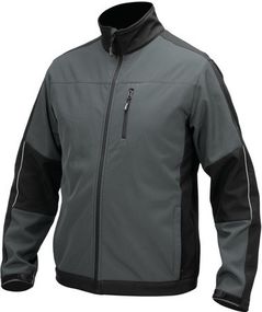 Куртка робоча SOFTSHELL YATO розмір XL, чорно-темно-сіра, 3 кишені, 96% поліестер і 4% спандекс YT-79543