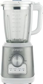 Блендер Gorenje  стаціонарний, 1400Вт, чаша-1750мл, скло, нерж-білий (B1400E)