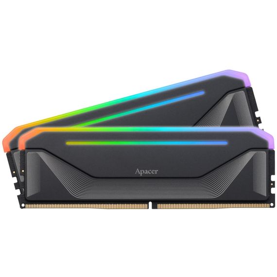 Модуль пам&#039;яті для комп&#039;ютера DDR5 32GB (2x16GB) 5200 MHz NOX RGB Black Apacer (AH5U32G52C522NBAA-2) | Зображення 2