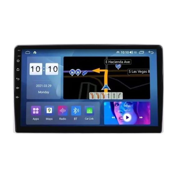 Штатна магнітола серії Mekede M400S під Toyota Hiace 2004-2019 10 дюймів