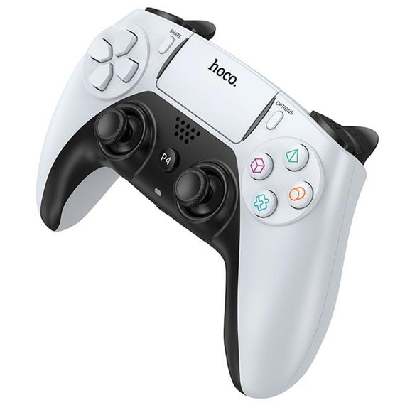 Ігровий джойстик геймпад Hoco GA1 Phoenix for PS4 White | Зображення 4
