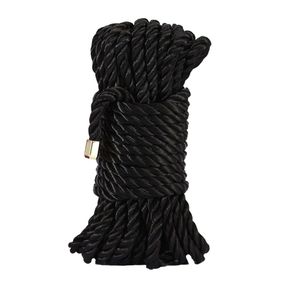 Розкішна мотузка для Шибарі Zalo Bondage Rope Black Sex Aura