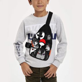 Сумка через плече дитяча Аніме Naruto 29х17 см сумка слінг для хлопчика (02043)