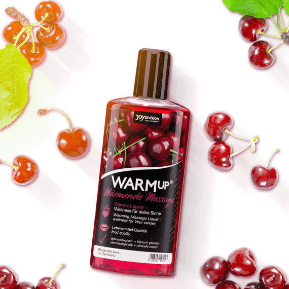 Масажна олія Warmup Cherry із зігрівальним ефектом, вишня, 150 мл | Зображення 1