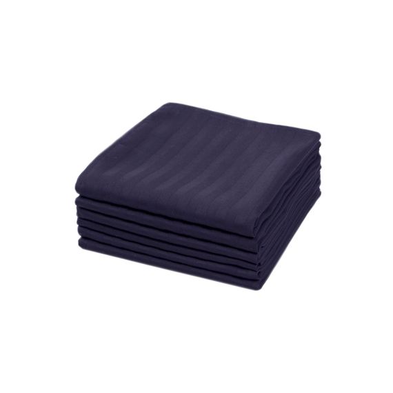 Серветка Iris Home 11024 Україна 50*50 см  Сатін Темно-синій