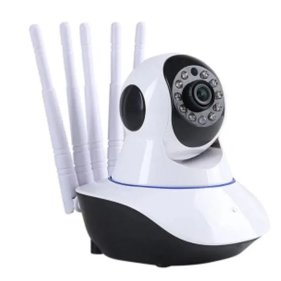 Беспроводная поворотная камера WIFI IP360 Elite Lux EL-Q5 на 5 антенн с датчиком движения и ночным видением | Зображення 1