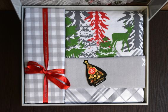 Комплект постільної білизни Cotton Box Ranforce 200×220 Holly Gri | Зображення 2