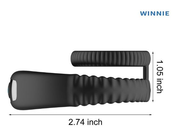Подвійне ерекційне кільце з вібрацією 10 режимів sexstyle | Зображення 3