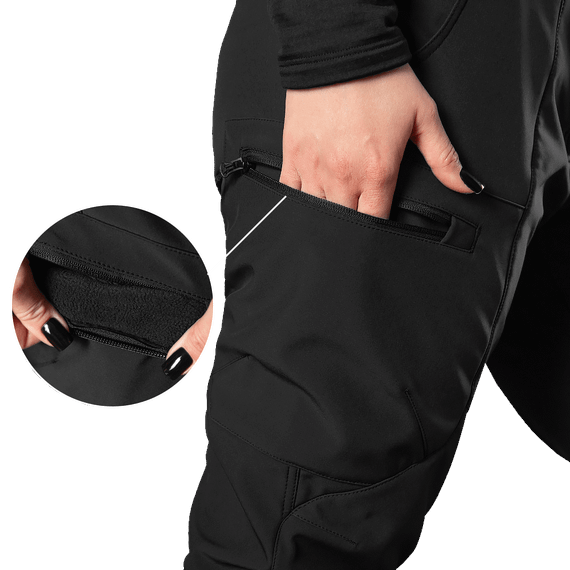 Штани Pani SoftShell Чорні (8486), M | Зображення 3