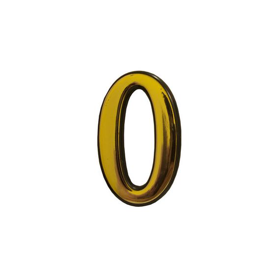 Номер пластиковий "0" 100мм