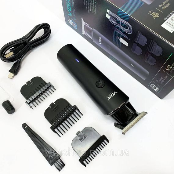 Машинка для стрижки волосся без шуму VGR V-933, Професійна машинка для стрижки волосся на акумуляторі UC-84 | Зображення 6