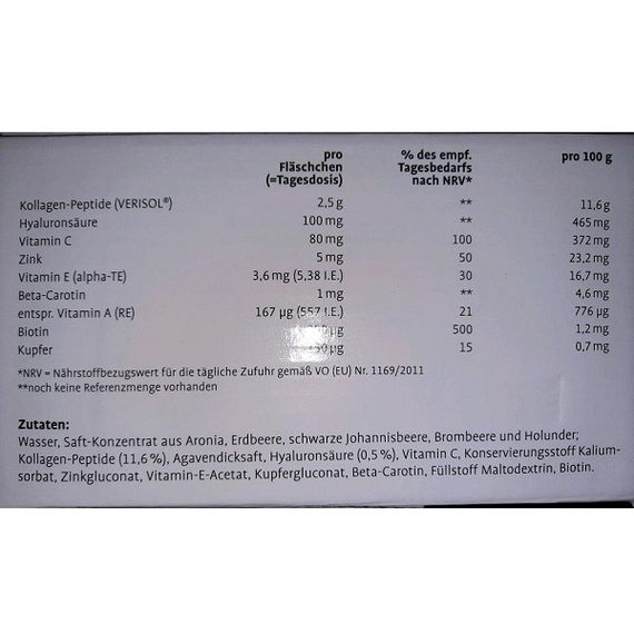 Комплекс для кожи, волос, ногтей Sanct Bernhard Beauty-Drink 15 х 20 ml Berry Flavor | Зображення 2