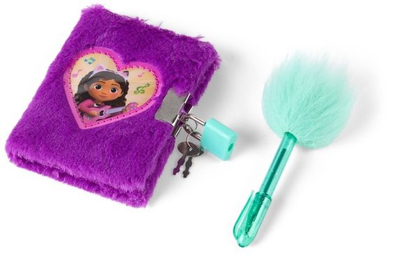 Пухнастий блокнот на замочку з ручкою Disney GABBY'S DOLLHOUSE (GD99988) | Зображення 3