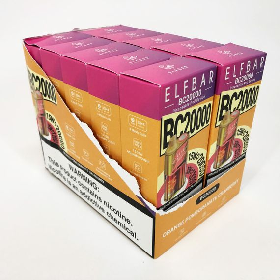Elf Bar BC20000 смак Апельсин Гранат Журавлина (Orange Pomegranate Cranberry) | Зображення 3