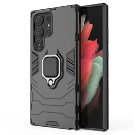 Чехол бампер Primolux Ring Armor для телефона Samsung Galaxy S24 Ultra (SM-S928) - Black