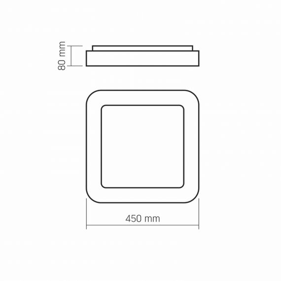 LED світильник VIDEX EDGE-SC-72W-WHITE (VLE-ESC-72W) | Зображення 5