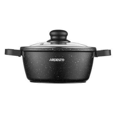 Кастрюля Ardesto Gemini Anzio, 1.8л, алюміній, чорний (AR2418GE) | Зображення 8