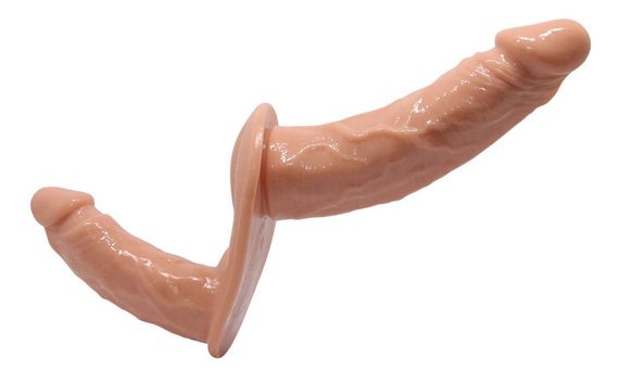 Страпон із двома насадками BAILE - DOUBLE DILDOS Strap On, BW-022077 sexstyle | Зображення 4