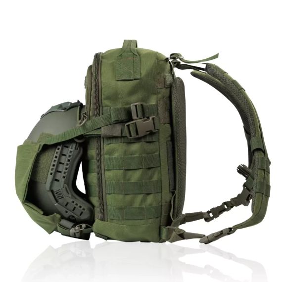 Тактичний рюкзак DP20 Олива, військовий рюкзак Ukrarmor укрармор, штурмовий рюкзак ЗСУ страйкбол подорожі 20л MOLLE | Зображення 8