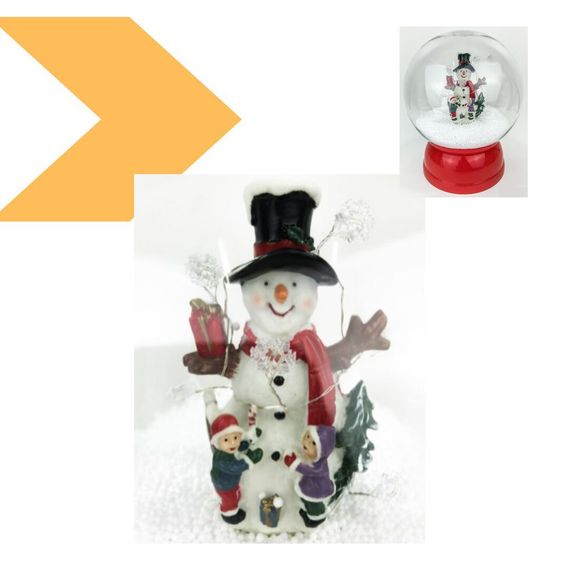 Новорічний світильник-декор Будинок у кулі LED XPRO XHF-8093 (47460-XHF-8093_645) | Зображення 1