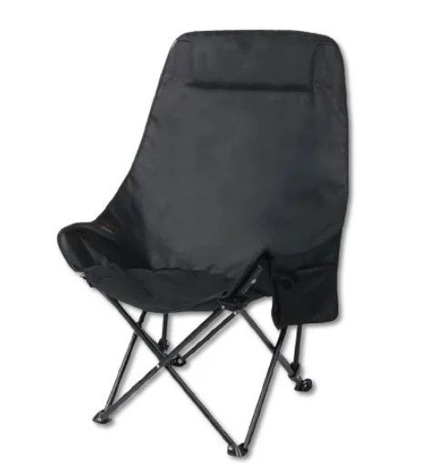 Складной туристический стул MA560black 45×93×58 см зеленый до 200 кг • Кресло для пикника, рыбалки, кемпинга и отдыха на природе