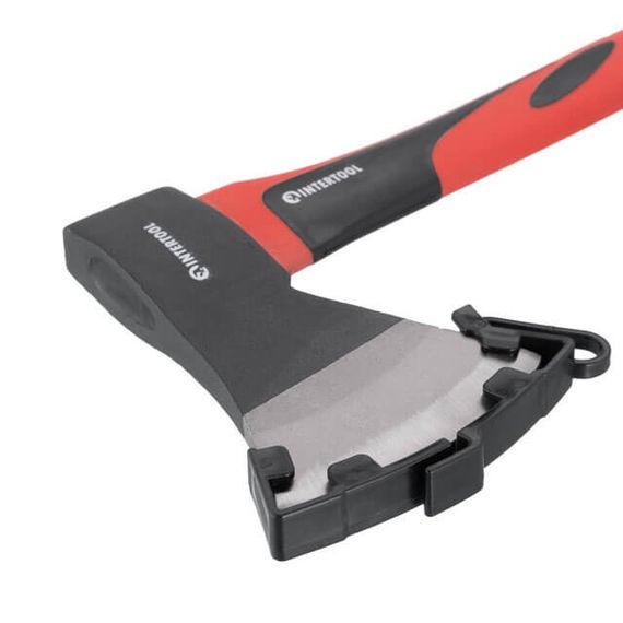 Сокира 600 г, ручка з фібергласу INTERTOOL HT-0261 | Зображення 6
