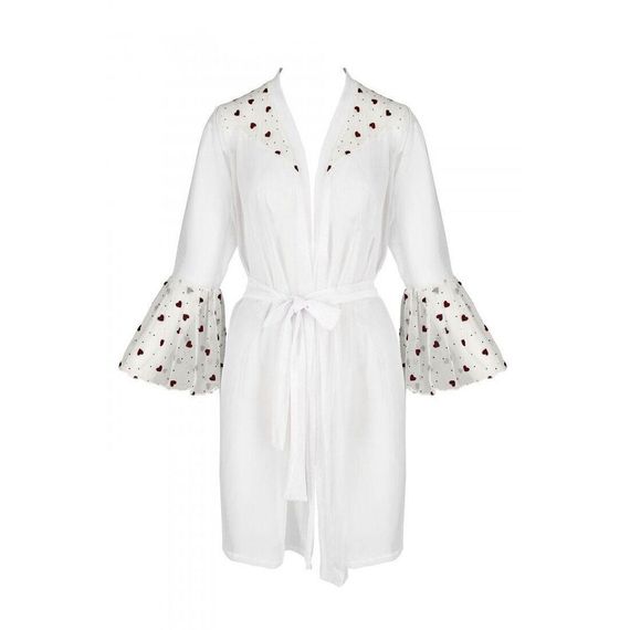 Повітряний пеньюар Passion LOVELIA PEIGNOIR L/XL, white Sex Aura | Зображення 4