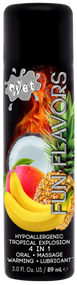 Розігріваючий лубрикант Wet Fun Flavors Tropical Fruit Explosion (мультифрукт) 89 мл