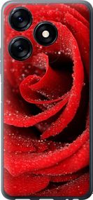 Чехол на Tecno Spark 10 Красная роза "529u-3023-17620"