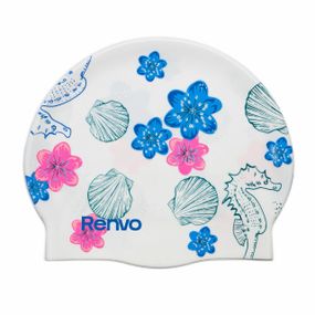 Взрослая шапочка для плавания Renvo Kerio Shells Белый Уни OSFM (2SC150-0304)