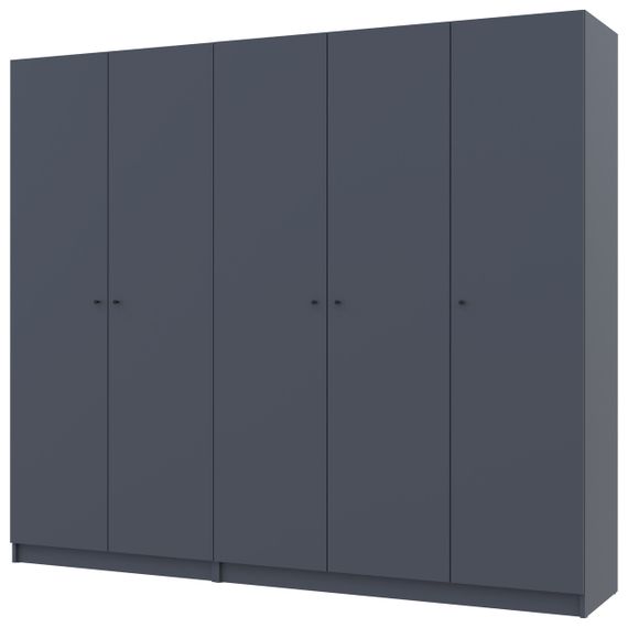 Комплект шкафов для одежды Doros Промо (2 шт.) 225х48х204 см Графит (DRS-011213) | Зображення 2