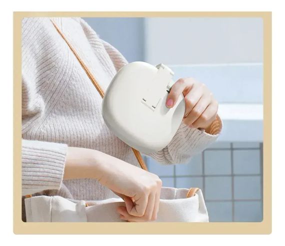 Зеркало с LED подсветкой овальное складное | Зображення 1