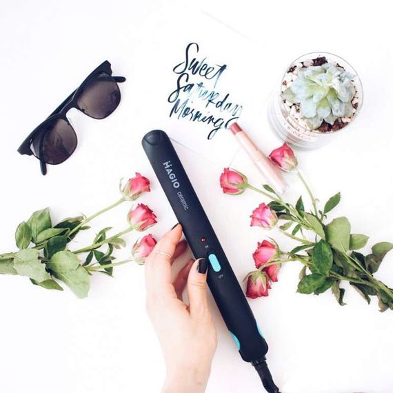 Випрямляч для волосся MAGIO MG-576, Гофре плойка прасок для волосся, Професійна праска | Зображення 1