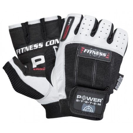 Рукавички для фітнесу Power System PS-2300 Fitness Black/White L