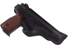 Кобура АПС Автоматичний пістолет Стєчкіна поясна не формована шкіра чорна 16102 MS