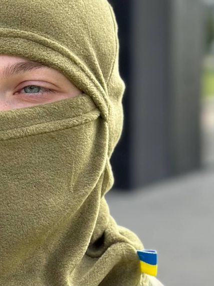 Флісова балаклава світла олива | Зображення 4