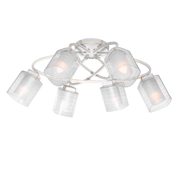 Люстра потолочная в спальню E14 40W WH (LK-633C/6) | Зображення 1