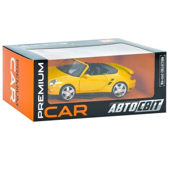 Машинка інертна Auto Mir Porsche 911 Turbo Cabriolet AP-1932 18 см