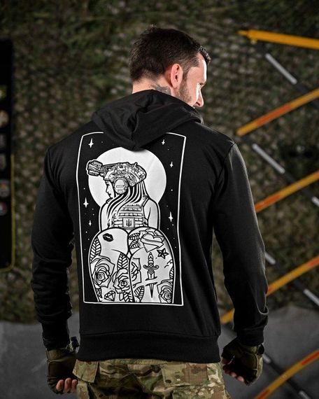 Тактична худі MAKLIN Girl чорна ДЛ7047 | Зображення 1