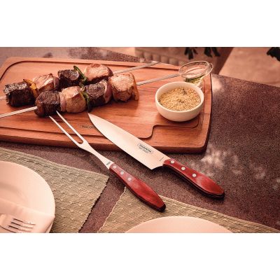 Кухонний ніж Tramontina Barbecue Polywood 203 мм Червоне Дерево (21189/178) | Зображення 5