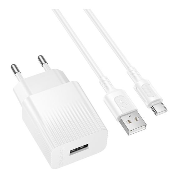 Сетевое Зарядное Устройство Borofone BAS71A 1USB 2.1A+USB to Type-C | Зображення 3